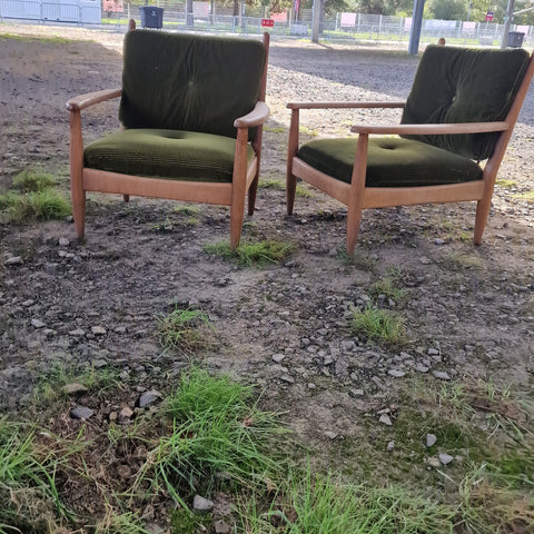 1960s German lounge armchairs