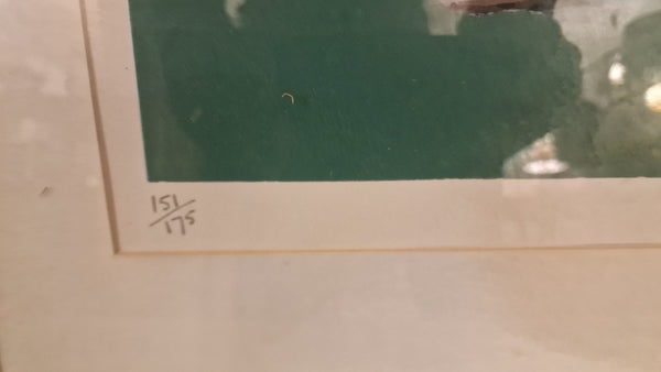 A Thin edge limited print by Ruskin Spear.