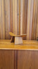 French Meditation Wood Shoggi Stool by Alain Gaubert, Beechwood