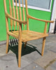 Vintage high back dining chair inspired by Sam Maloof