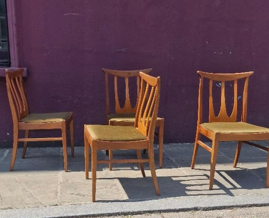 Set of 4 Midcentury Brasilia Dining Chairs by G Plan c.1960s