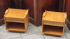 1970s French pair of bedside cabinets