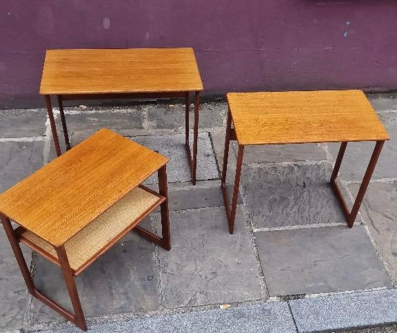 Danish Nest of Tables by Johannes Andersen for Silkeborg