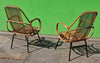1950s Rattan easy chair