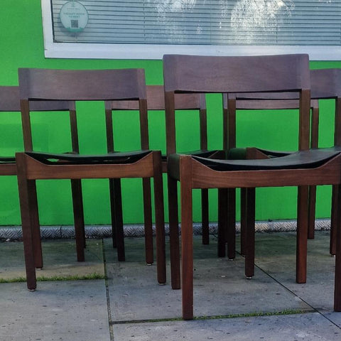 1960s 6x  French dining chairs