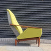 1950s two tone French armchairs