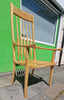 Vintage high back dining chair inspired by Sam Maloof