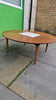 Mid Century Round Walnut Coffee Table by Lane