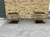 A pair of 1970’s Brass Italian tables