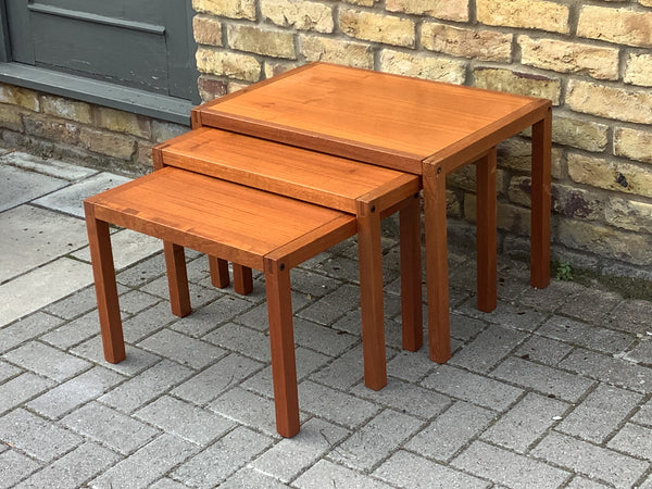 1960’s teak nest of tables