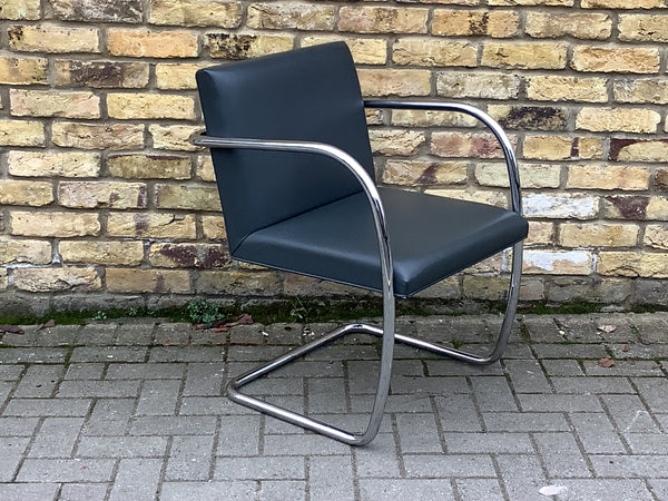 Brno tubular armchair by Mies Van Der Rohe for Knoll.