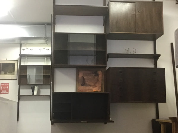 Rosewood PS Wall unit by Poul Cadovius