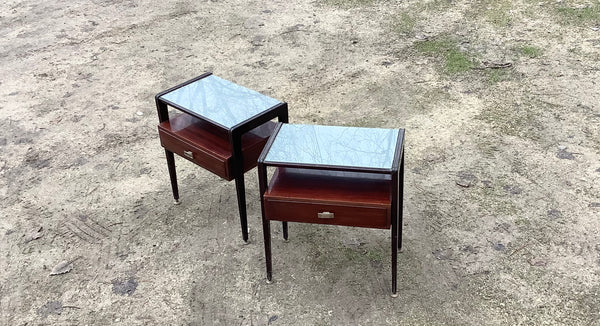 1950’s Italian bedside cabinets