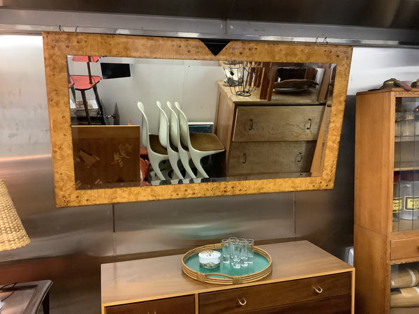 Vintage walnut mirror.  SOLD