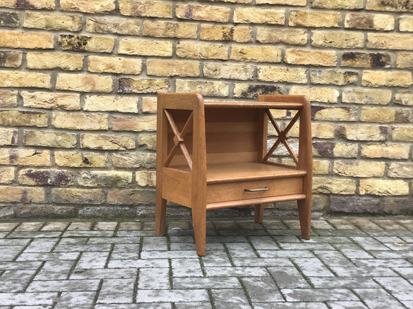 Jacques Adnet bedside cabinet SOLD