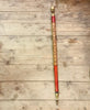 vintage hidden pool cue walking stick carved wood (
