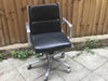 Vintage black leather office chair SOLD