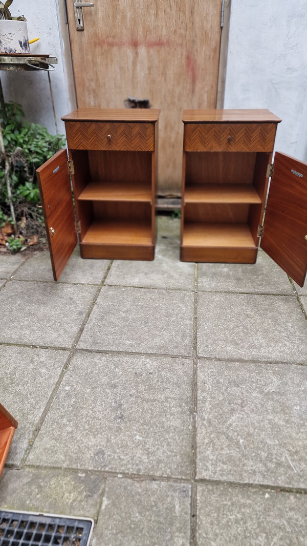 1960’s Uniflex bedside cabinets