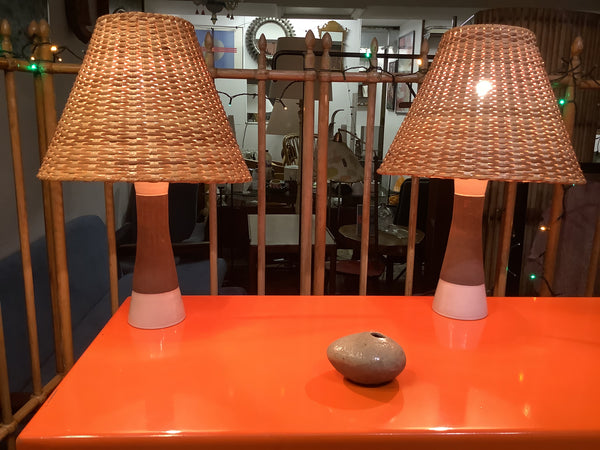 1960’s Swedish table lamps by Keramik