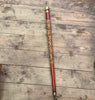 vintage hidden pool cue walking stick carved wood (