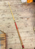vintage hidden pool cue walking stick carved wood (