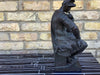 Bronze sculpture of ap. Michelangelo Laurent Medici tomb Florence XIX SOLD