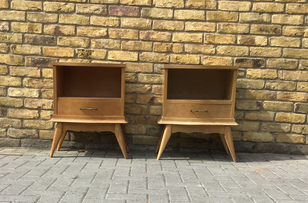 1950’s French bedside cabinets