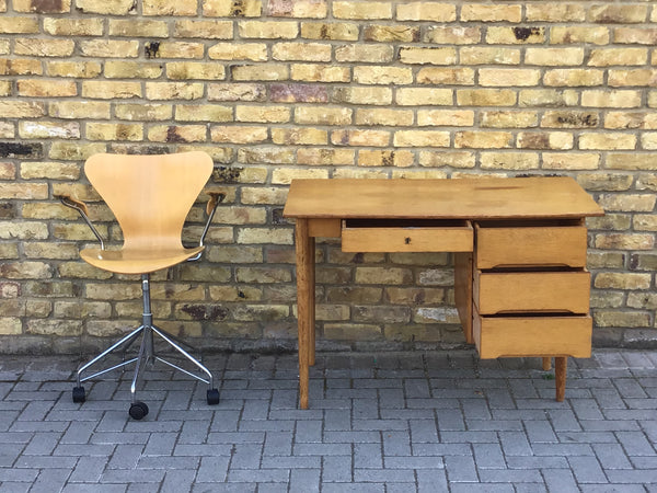 1960’s Danish oak desk. SOLD