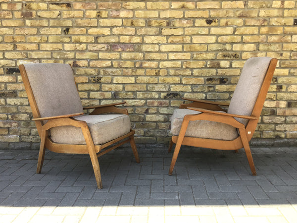 1960’s Pair of armchairs. SOLD