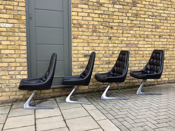 1968 Chromcraft Sculpta Unicorn “Star Trek” Swivel Chairs