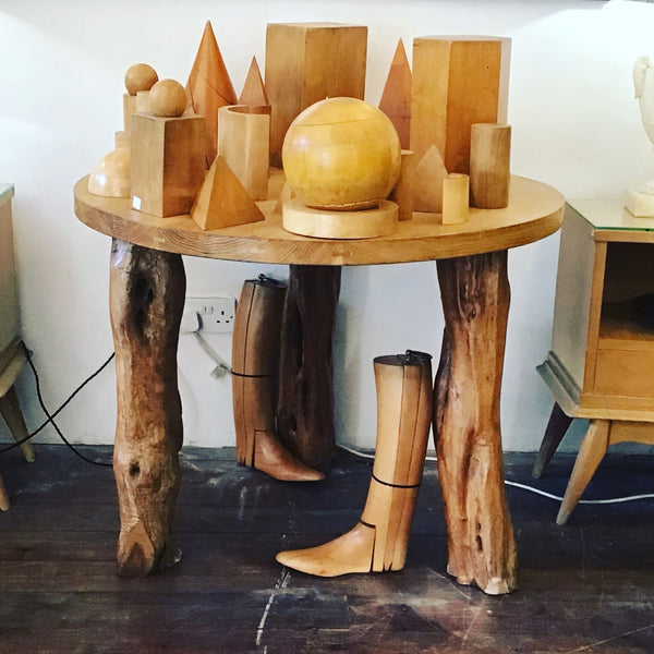 Vintage Geometric wooden shapesSOLD