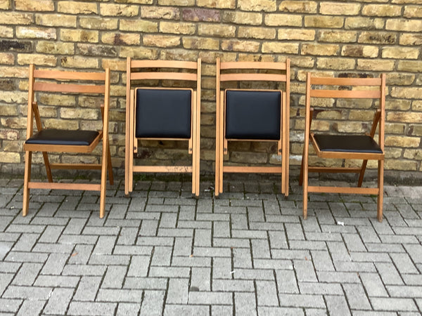 A set 4 1960’s folding chairsSOLD