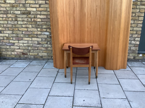 1950’s child desk and matching chair SOLD