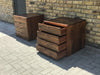 A pair of Danish rosewood chest of draws.   SOLD
