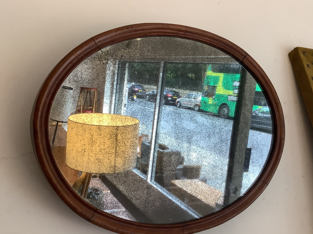 Oval Victorian mirror