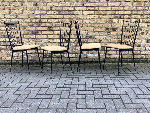 Vintage Dining Chairs by Colette Gueden, Set of 4