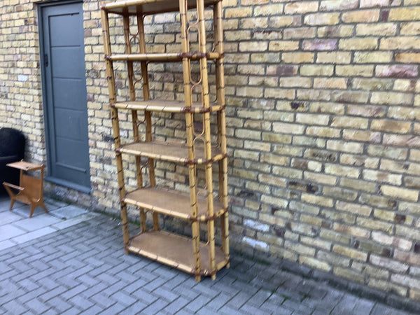 1970’s Italian Bamboo bookcase