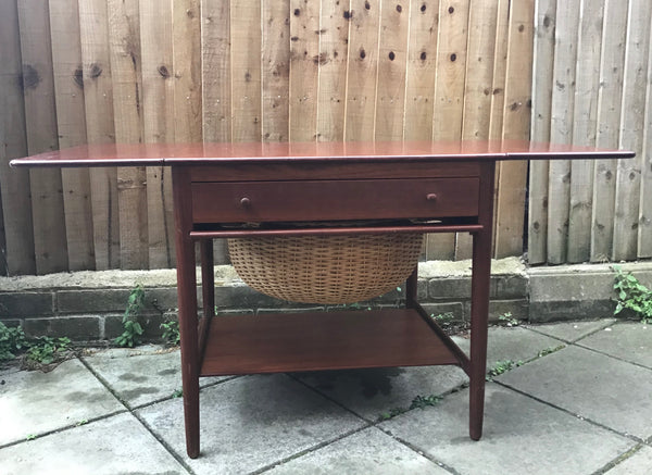 Sewing Table AT33 by Hans Wegner for Andreas Tuck, 1950s