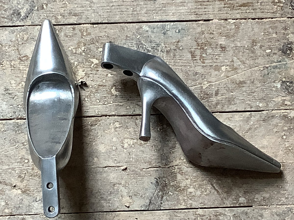 1960’s Aluminum stiletto  lasts. SOLD