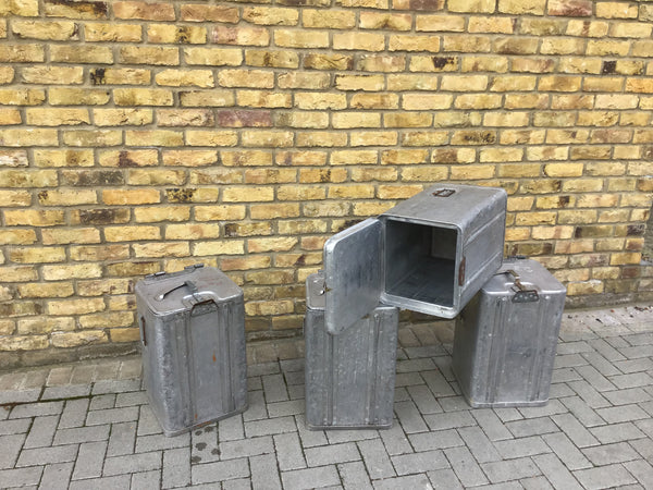 Vintage Aluminum cooler boxes