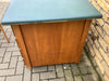 1950s French wooden desk