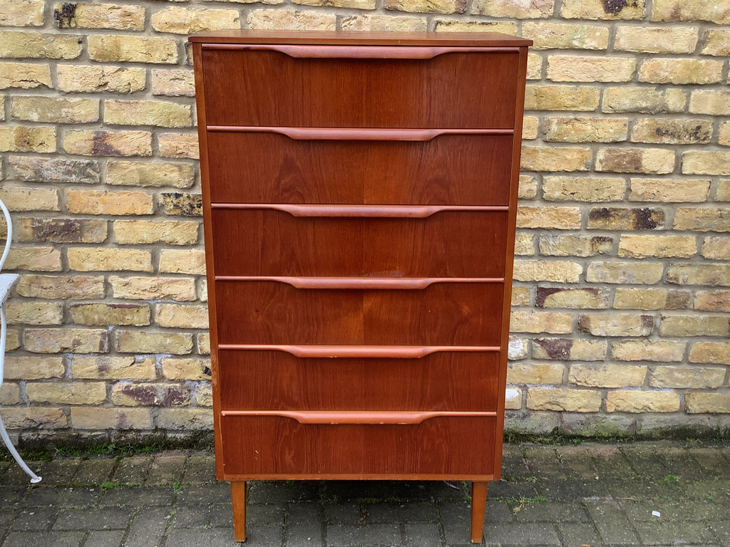 1960’s tall boy chest of draws